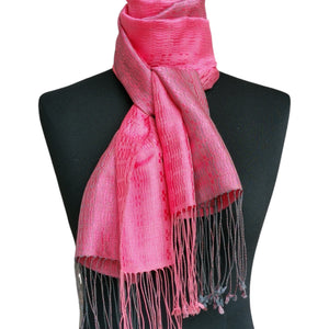 Silk scarf (Pink)