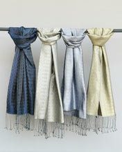Load image into Gallery viewer, Silk scarf (Pale Jade)
