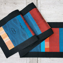 Load image into Gallery viewer, Table runner (Black/Turquoise)
