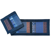 Load image into Gallery viewer, Table runner (Blue/Brown)
