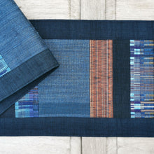 Load image into Gallery viewer, Table runner (Blue/Brown)
