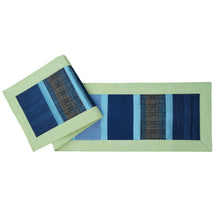 Load image into Gallery viewer, Table runner (Blue/Green)
