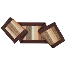 Load image into Gallery viewer, Table runner (Brown/Gold)
