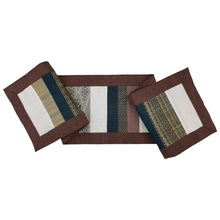 Load image into Gallery viewer, Table runner (Brown/Raw hemp)
