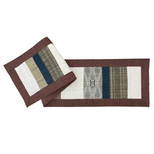 Load image into Gallery viewer, Table runner (Brown/Raw hemp)
