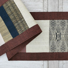 Load image into Gallery viewer, Table runner (Brown/Raw hemp)
