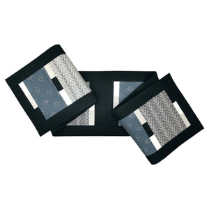 Table runner (Nan flower/Chenille contrast)