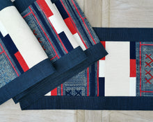 Load image into Gallery viewer, Table runner (Hmong/Navy)
