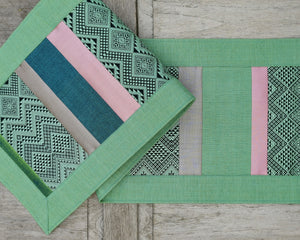 Table runner (Mint/Lilac)