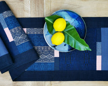 Load image into Gallery viewer, Table runner (Navy/Blue)
