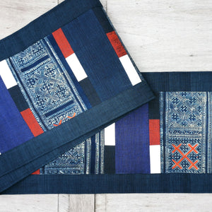 Table runner (Hmong/Navy)