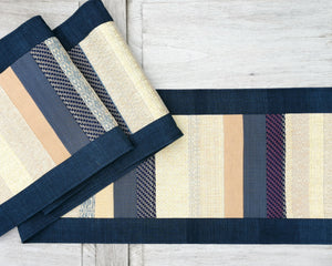 Table runner (Navy/Camel)