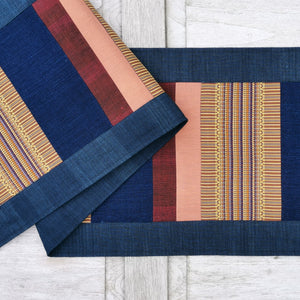 Table runner (Navy/Gold)