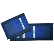 Load image into Gallery viewer, Table runner (Navy/Green)
