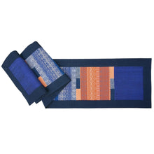 Load image into Gallery viewer, Table runner (Navy/Orange)
