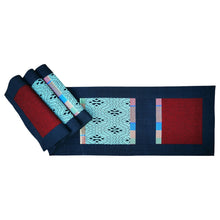 Load image into Gallery viewer, Table runner (Wine red/Turquoise)
