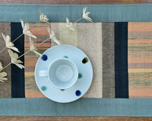 Load image into Gallery viewer, Table runner (Green/Peach)
