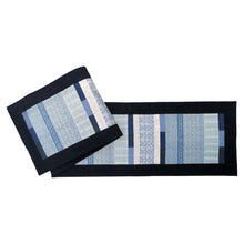 Load image into Gallery viewer, Table runner (Blue/Pale gray)
