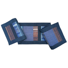 Load image into Gallery viewer, Table runner (Blue/Brown)
