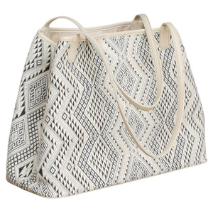 Shoulder bag "Lao Naga" (White/White)