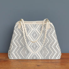 Load image into Gallery viewer, Shoulder bag &quot;Lao Naga&quot; (White/White)
