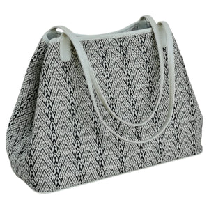 Shoulder bag "Cotton" (Nan flower/Gray)