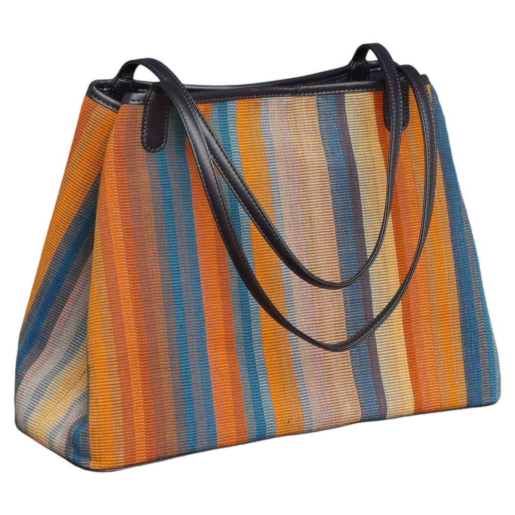 Shoulder bag (Orange/Stripe)