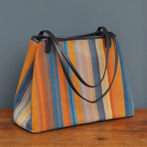 Shoulder bag (Orange/Stripe)