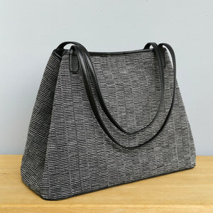 Shoulder bag "Cotton" (Black/Black)