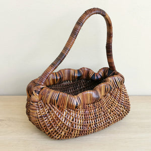 Rattan basket "Vine"
