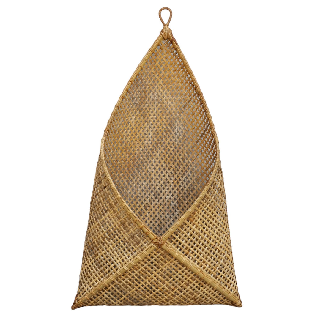 Rattan Wall basket (M) (Medium brown)