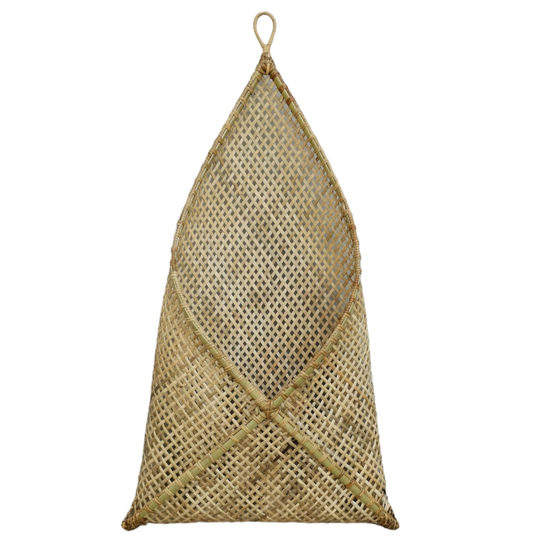 Rattan Wall basket (M) (Pale brown)