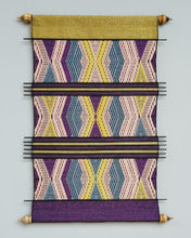 Load image into Gallery viewer, Wall hanging "Lao Naga" (Gold/Purple)
