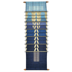 Wall hanging "Mountain orchid" (Navy/Blue)