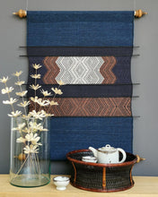 Load image into Gallery viewer, Wall hanging "Lao Naga" (Indigo/Brown)
