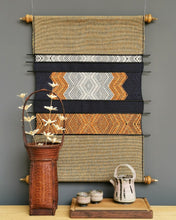 Load image into Gallery viewer, Wall hanging "Lao Naga" (Gold/Charcoal)
