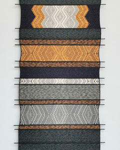Wall hanging "Lao Naga" (Orange/Charcoal)