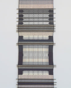 Wall hanging "Nan Flower" (White/Gray)(S)