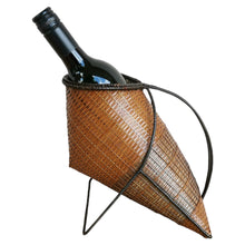 Load image into Gallery viewer, Wine holder basket (Light brown/Dark brown)
