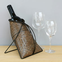 Load image into Gallery viewer, Wine holder basket (Brown/Two-tone)
