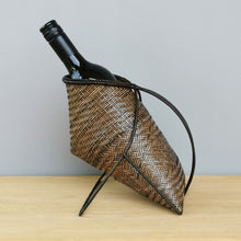 Load image into Gallery viewer, Wine holder basket (Brown/Two-tone)
