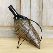 Load image into Gallery viewer, Wine holder basket (Charcoal/Black)
