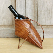 Load image into Gallery viewer, Wine holder basket (Reddish brown)
