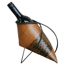 Load image into Gallery viewer, Wine holder basket (Two-tone/Zigzag)
