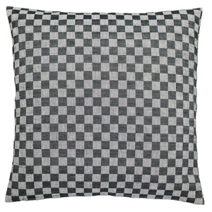 Cushion cover "Chess" (Black)(M)