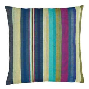 Cushion cover "Tropical" (wide stripe)(M)