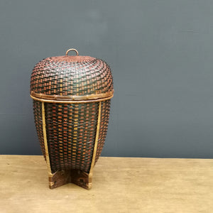 Bamboo basket "Dome" (S)