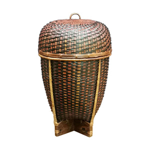 Bamboo basket "Dome" (S)