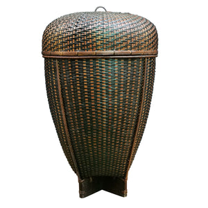 Bamboo basket "Dome" (L)