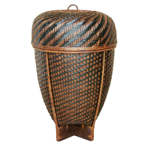 Bamboo basket "Dome" (M)